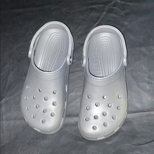 GRAY Crocs